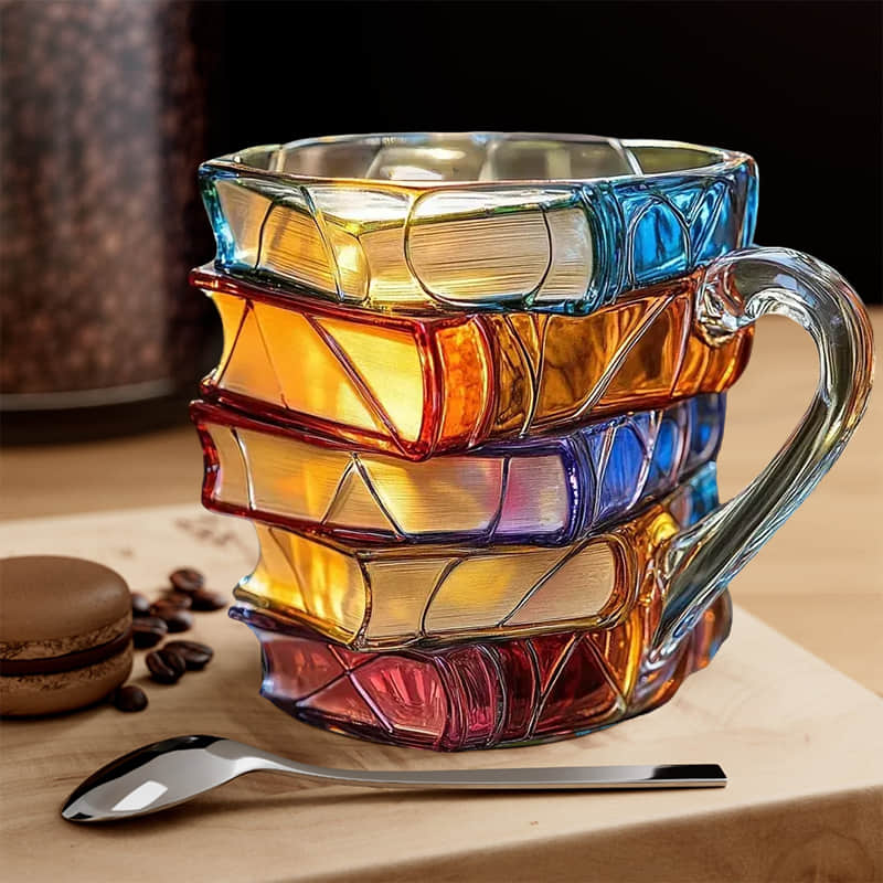 Tasse 3D Unique Pour les Amateurs de Littérature