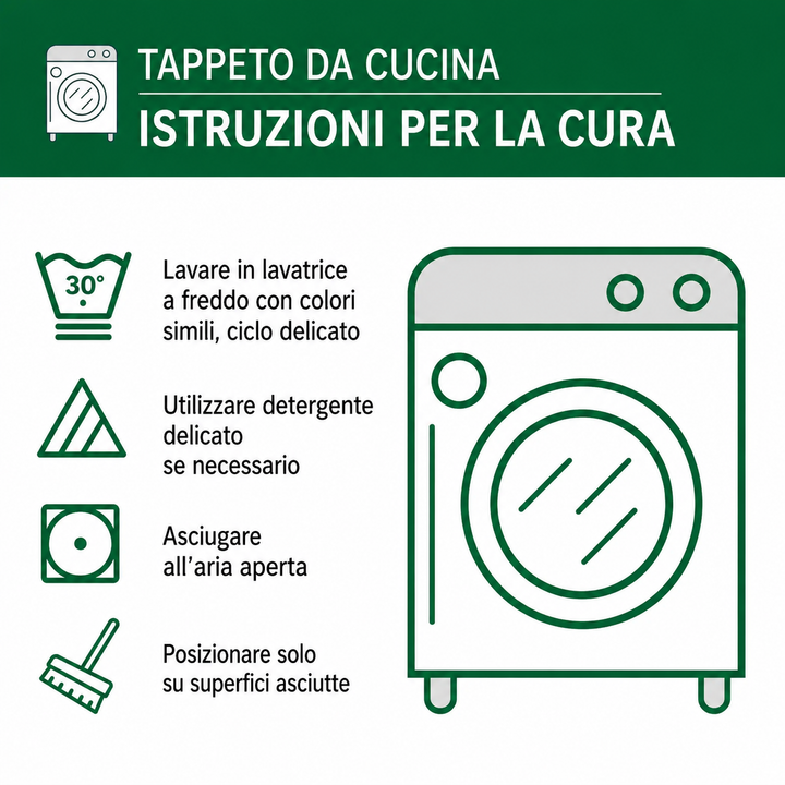 Lucie - Tapis de cuisine Tortue Marine
