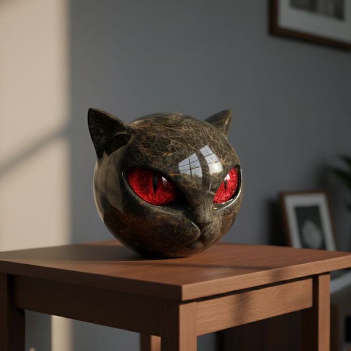 Chat Gardien en Pierre Noire