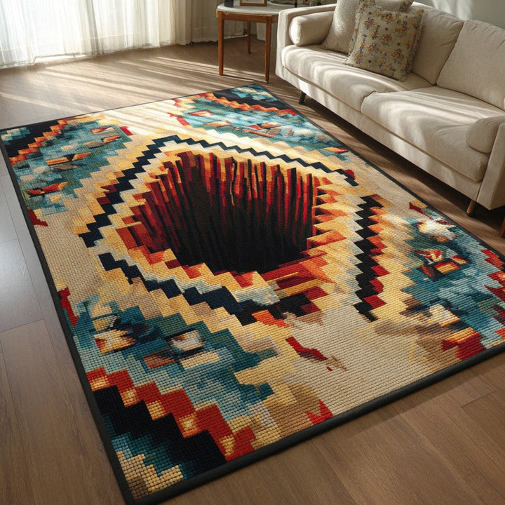 Sarah - Tapis décoratif Soleil Ambre