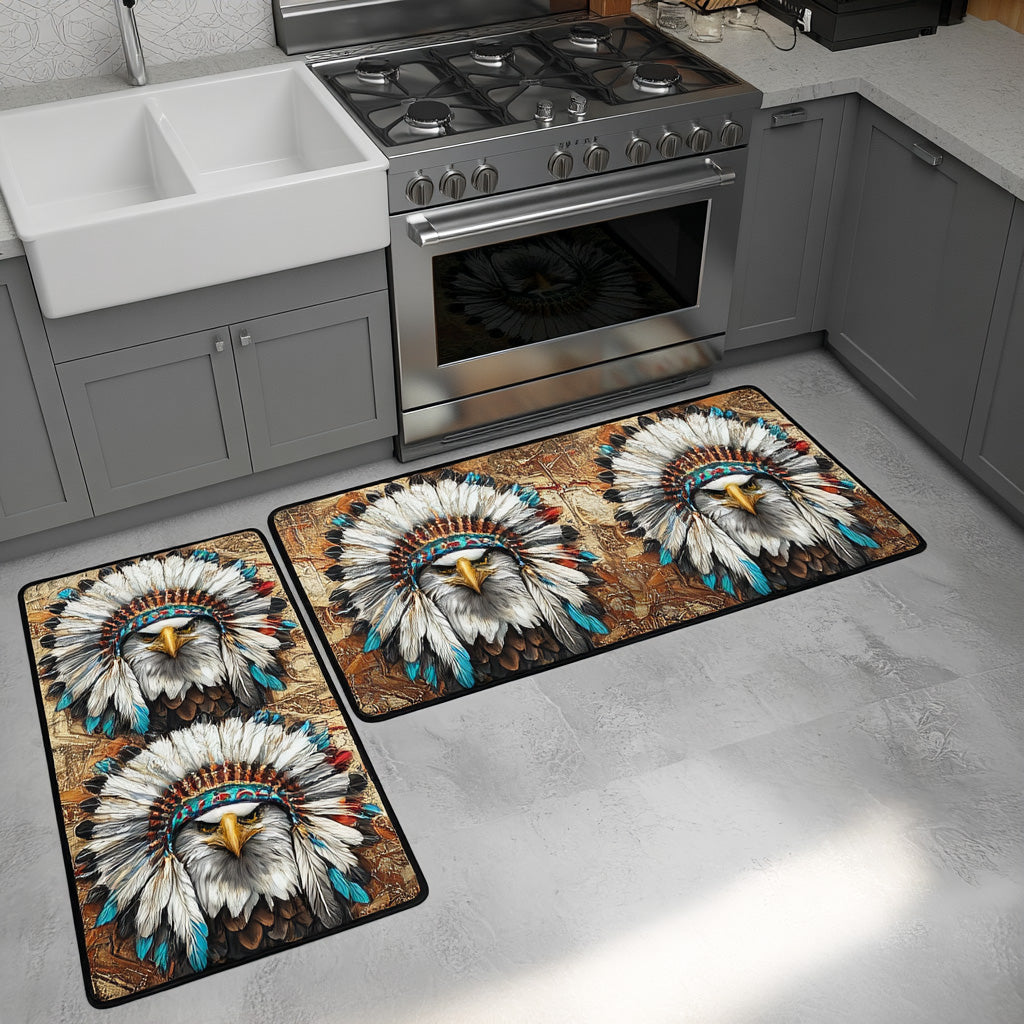 Estelle - Tapis de cuisine Plumes et Atmosphère Naturel