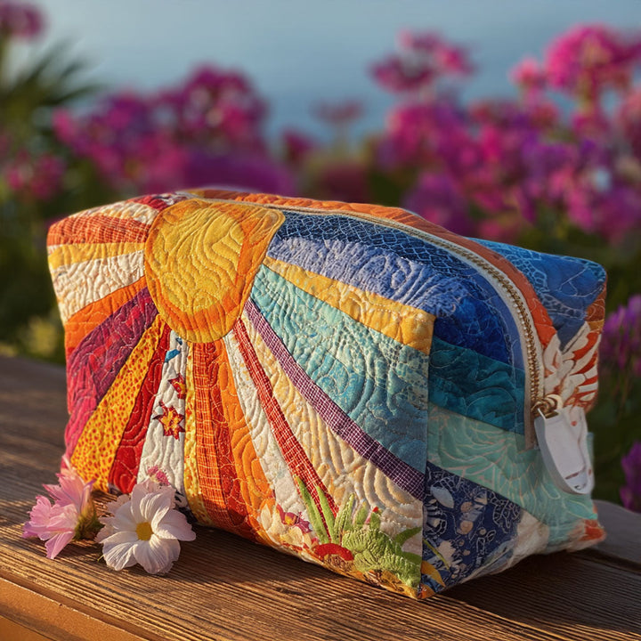 Marion - Trousse de toilette matelassée Rayons Boho