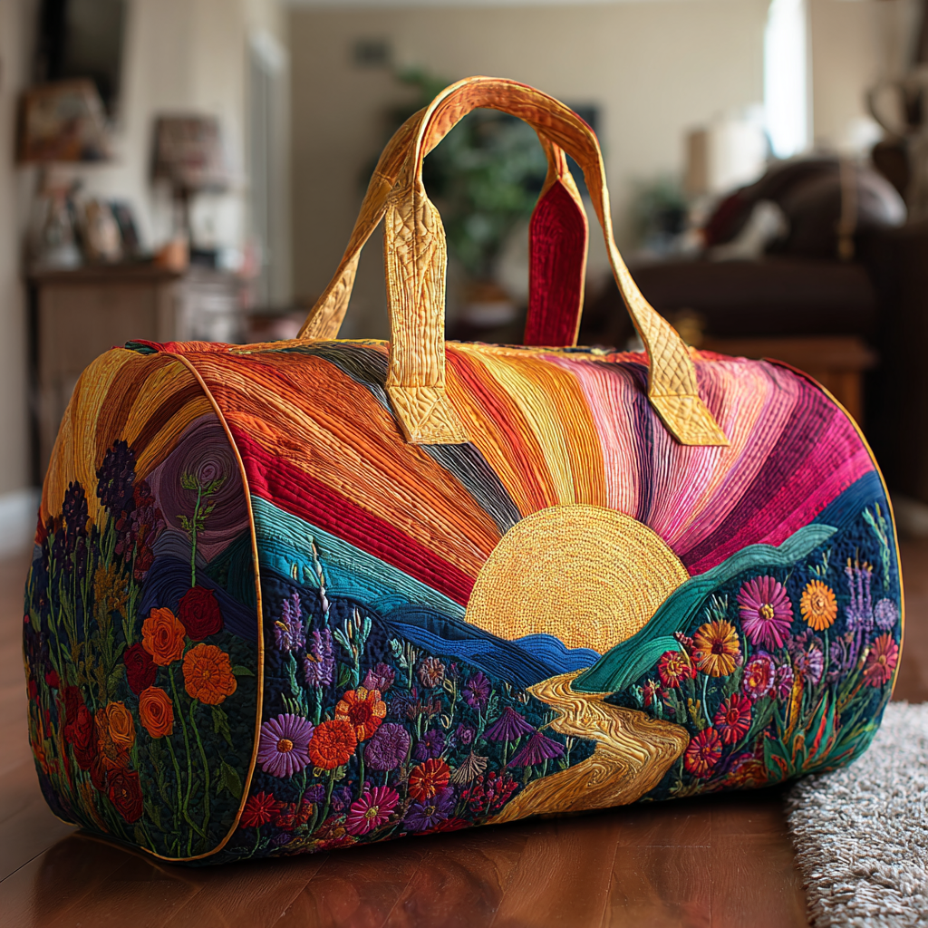 Sac de Voyage Matelassé - Aube Lumineuse