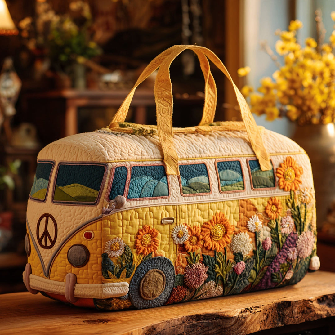 Sac de Voyage Matelassé - Van en Fleurs