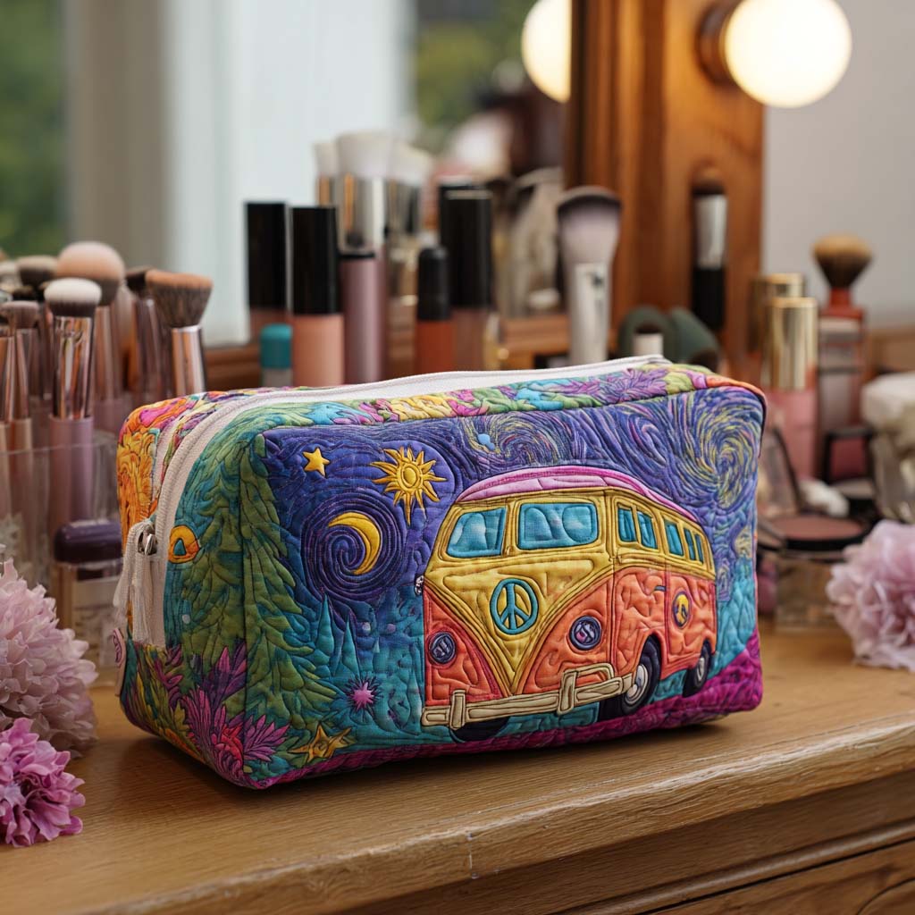 Josette - Trousse de toilette matelassée Voyage Cosmique
