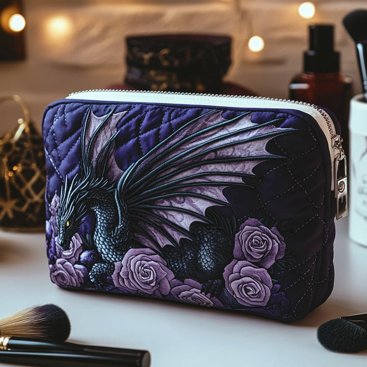 Sixtine - Trousse de toilette matelassée Fleur Élégant
