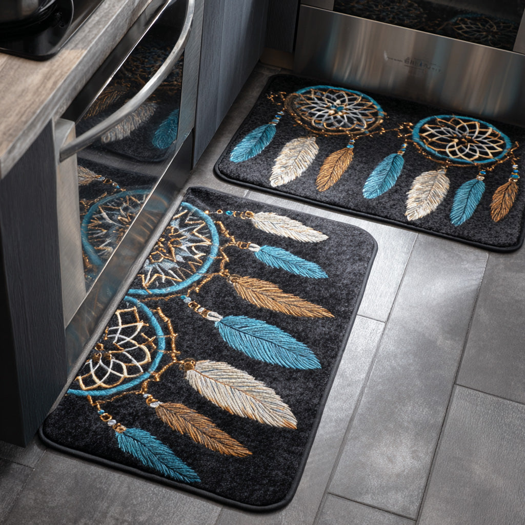 Fanny - Tapis de cuisine Attrape-rêves et Ciel