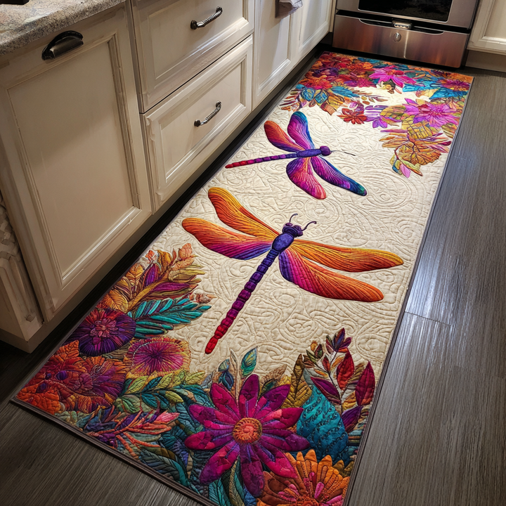 Daphné - Tapis de cuisine Libellule Délicate
