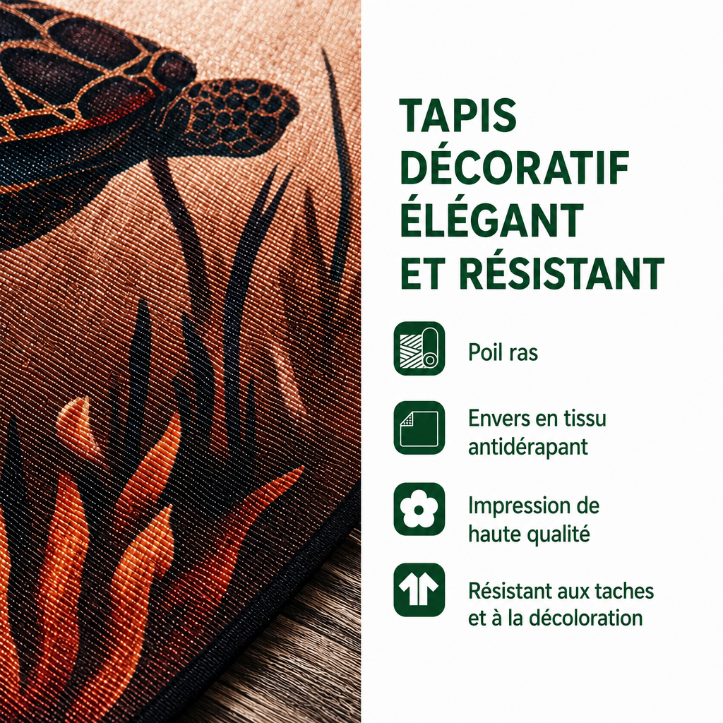 Anaïs - Tapis décoratif Abyssal Ancestral