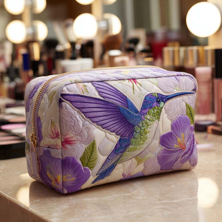 Thaïs - Trousse de toilette matelassée Vol Floral