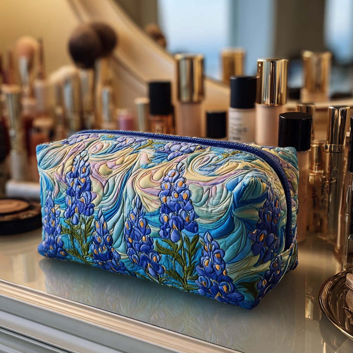 Maëva - Trousse de toilette matelassée Motif Floral