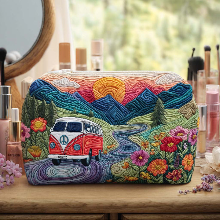 Jacqueline - Trousse de toilette matelassée Horizons Libres