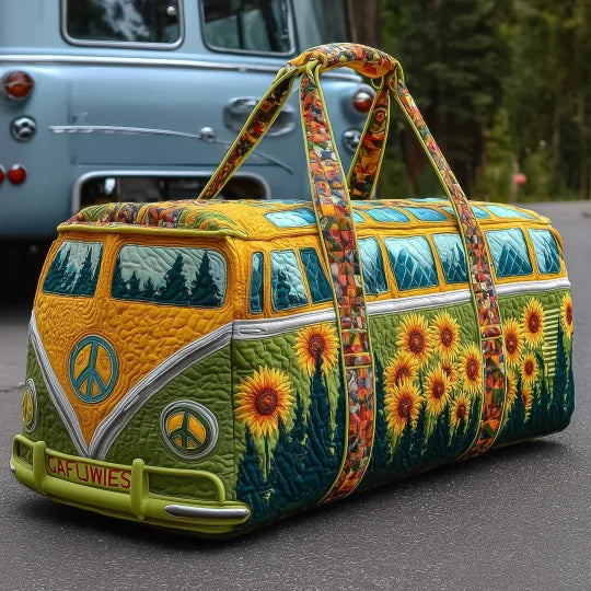 Sac de Voyage Matelassé Hippie Tournesol