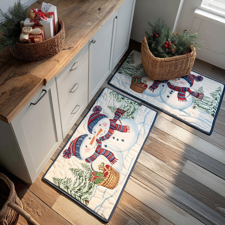 Adeline - Tapis de cuisine Hivernal Délicat