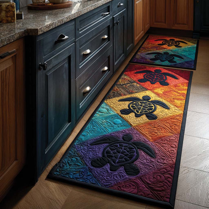 Lucie - Tapis de cuisine Tortue Marine