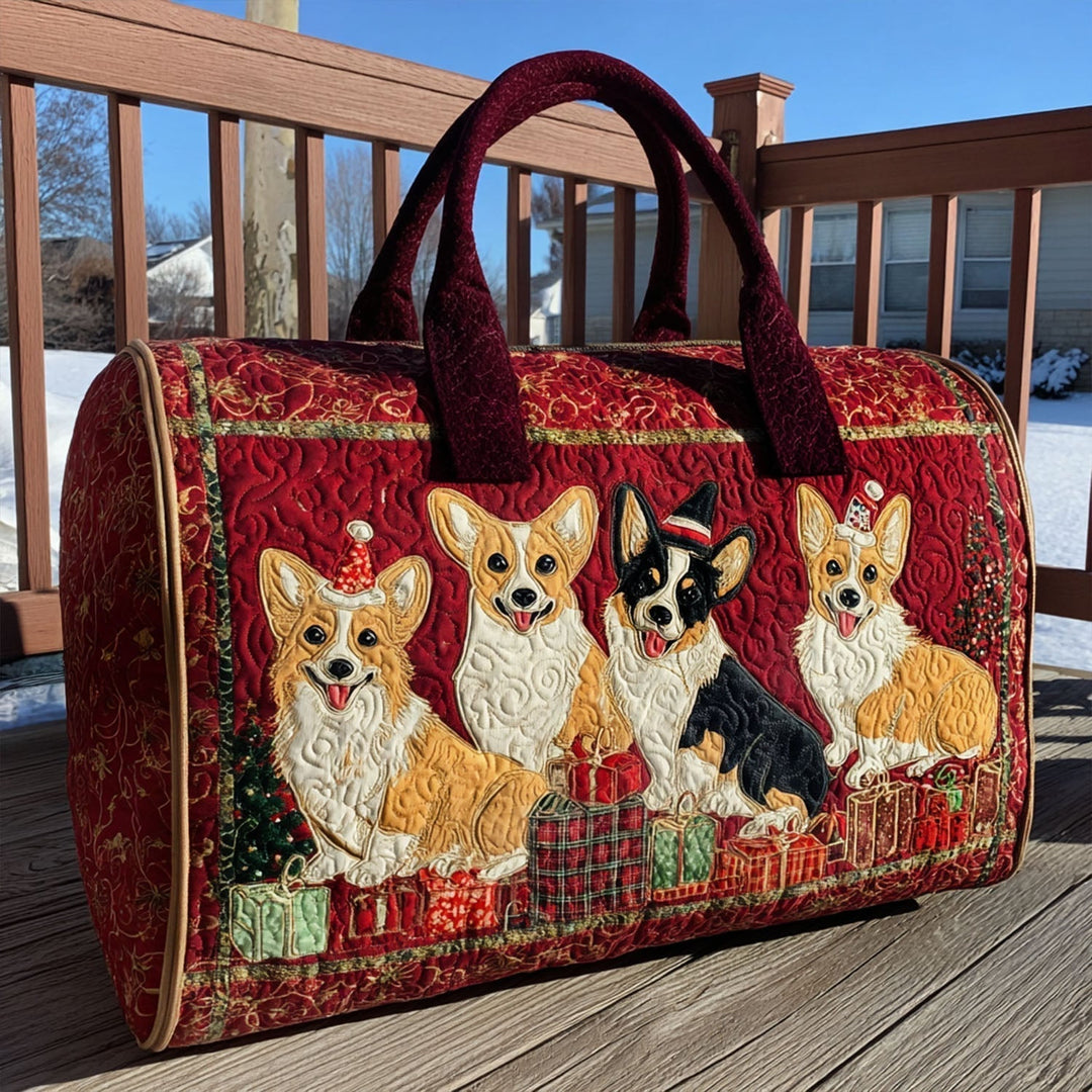 Sac de Voyage Matelassé - Corgi de Fête