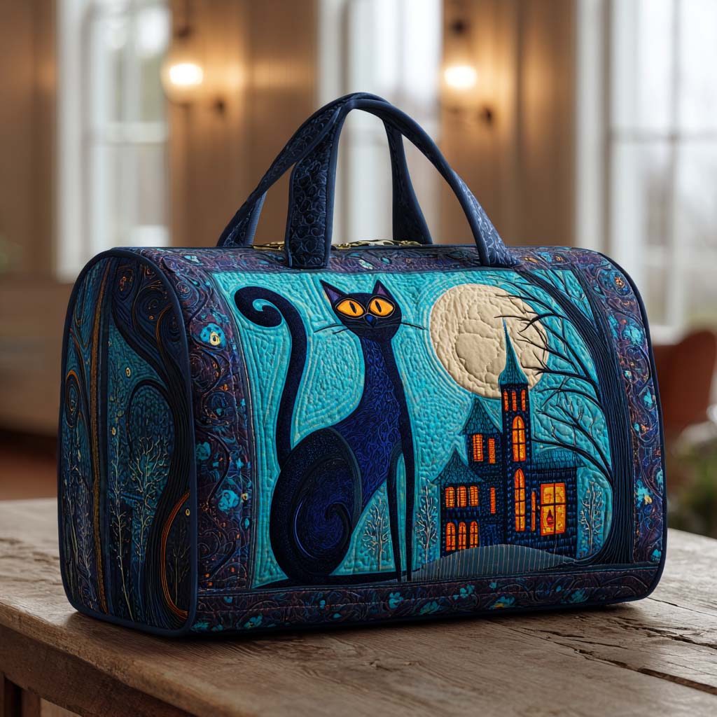 Sac de Voyage Matelassé - Chats de Nuit