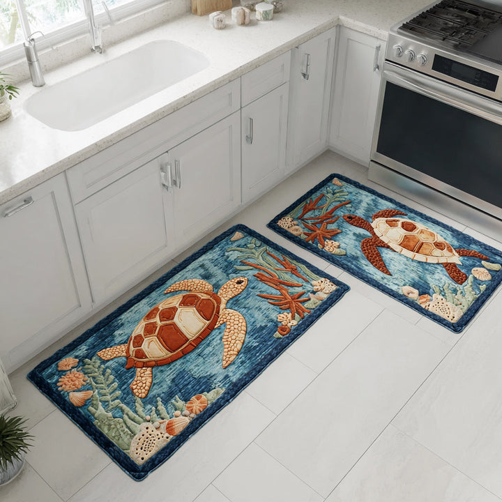 Margaux - Tapis de cuisine Vagues et Mer Ouvert