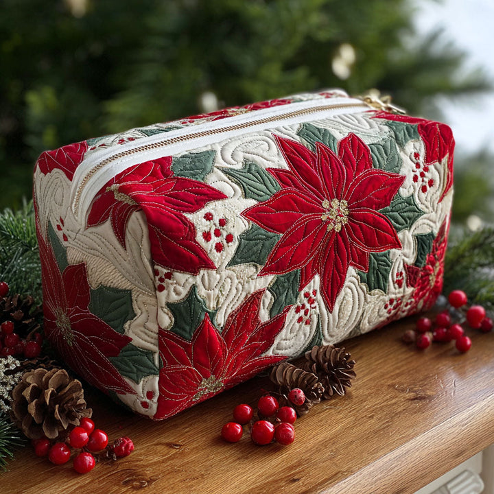 Justine - Trousse de toilette matelassée Étoile de Noël