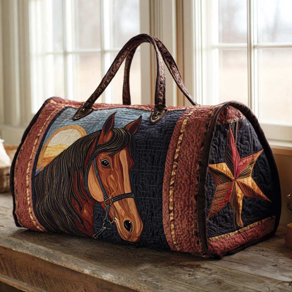 Sac de Voyage Matelassé - Cheval des Prairies