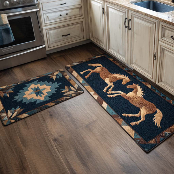Lucile - Tapis de cuisine Chevaux en Mouvement