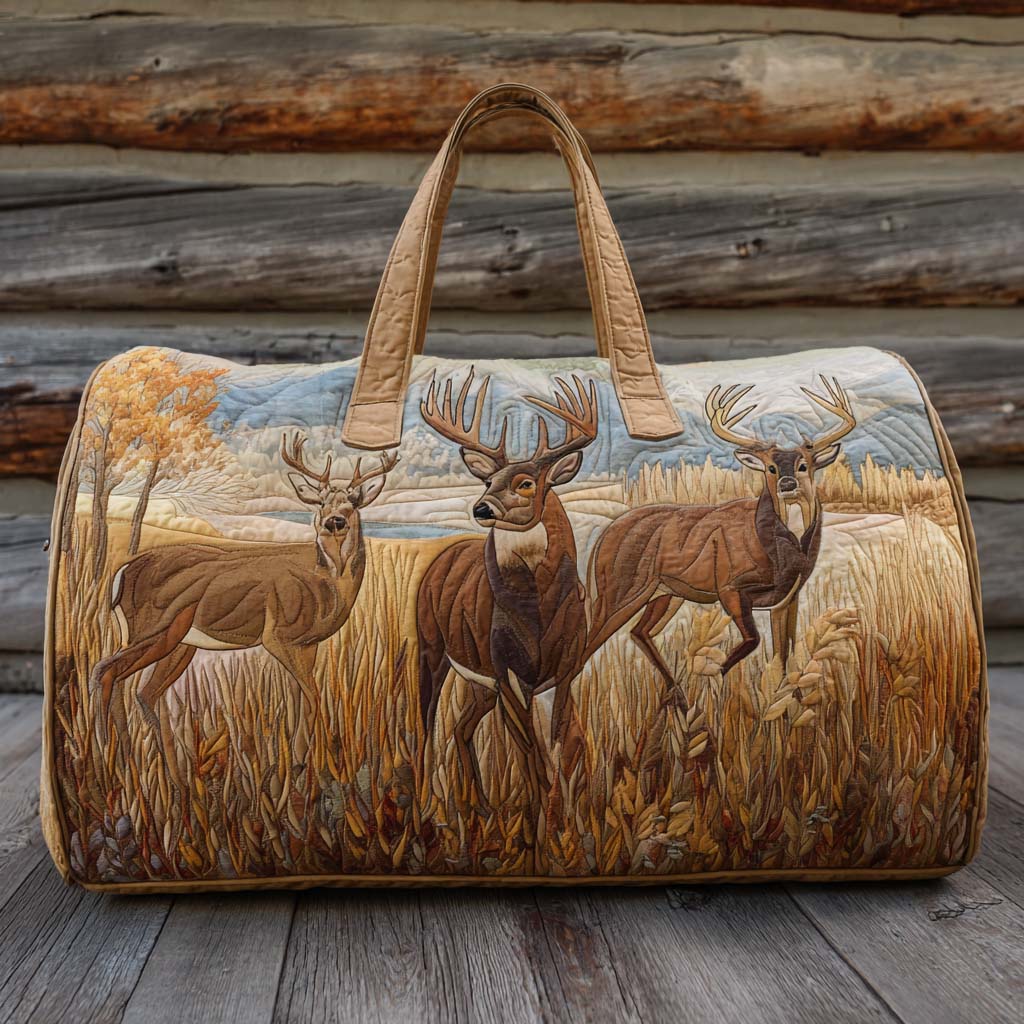 Sac de Voyage Matelassé - Bois Rustique