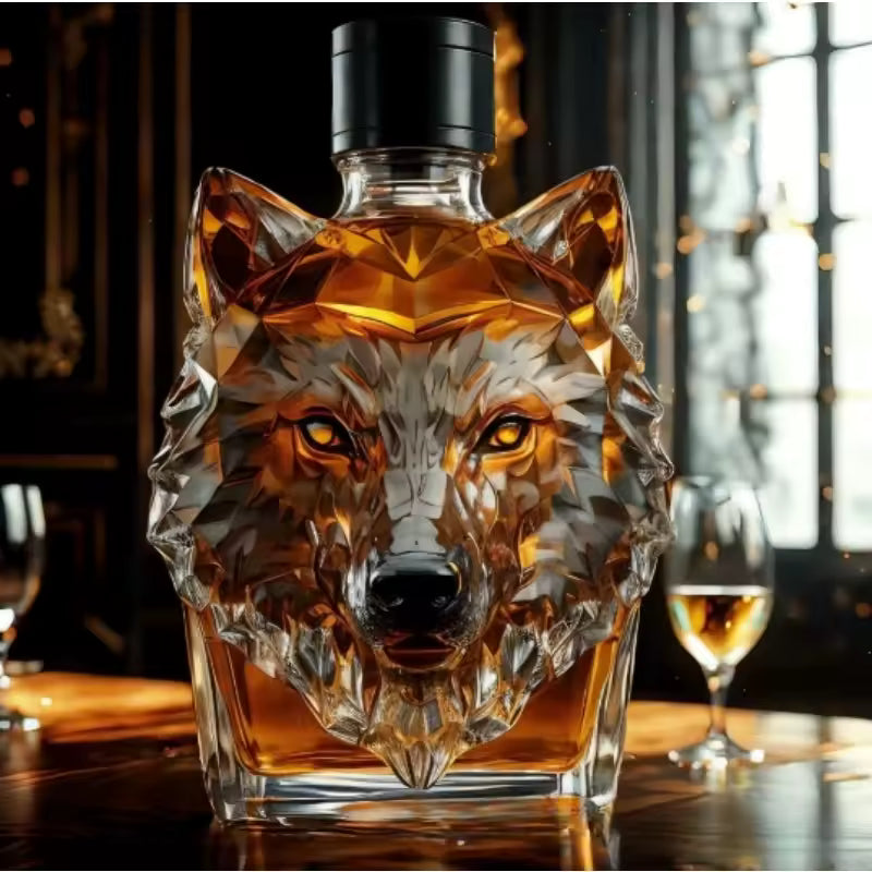 Bouteille de Whisky Tête de Loup