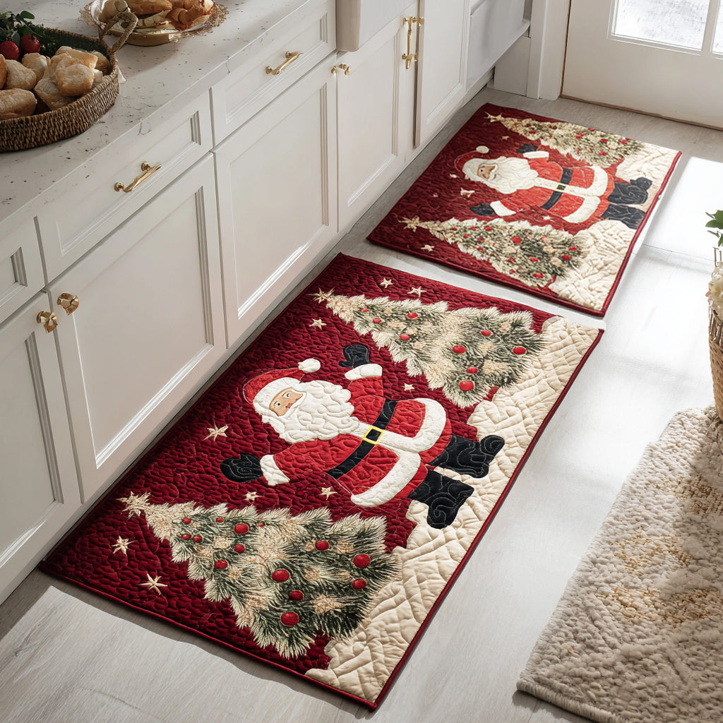 Pauline - Tapis de cuisine De Noël à Père Noël