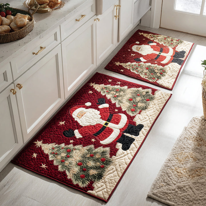 Pauline - Tapis de cuisine De Noël à Père Noël