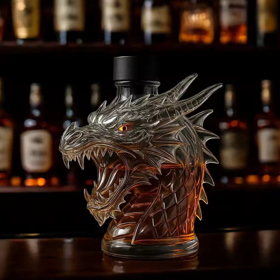 Bouteille de Whisky Tête de Dragon