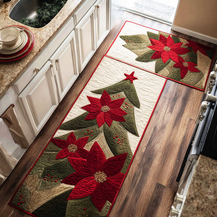 Maëva - Tapis de cuisine Hivernal à Détails Enneigés