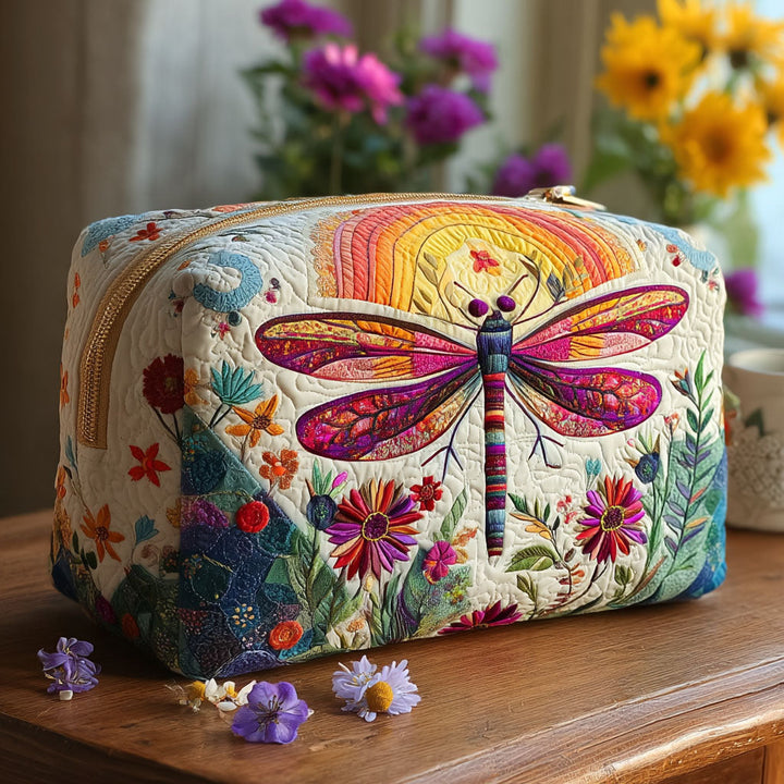 Isabelle - Trousse de toilette matelassée Vol Délicat