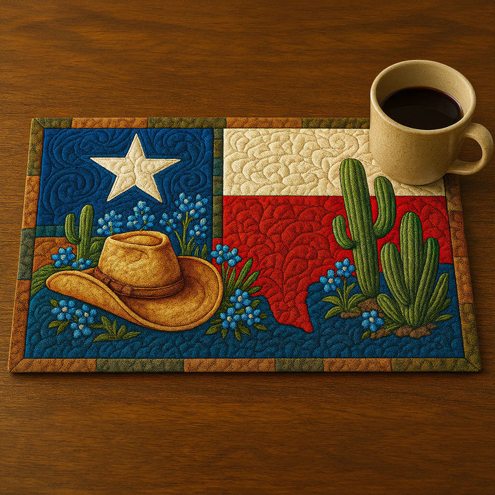 Jeanne - Set de table matelassé Esprit du Texas