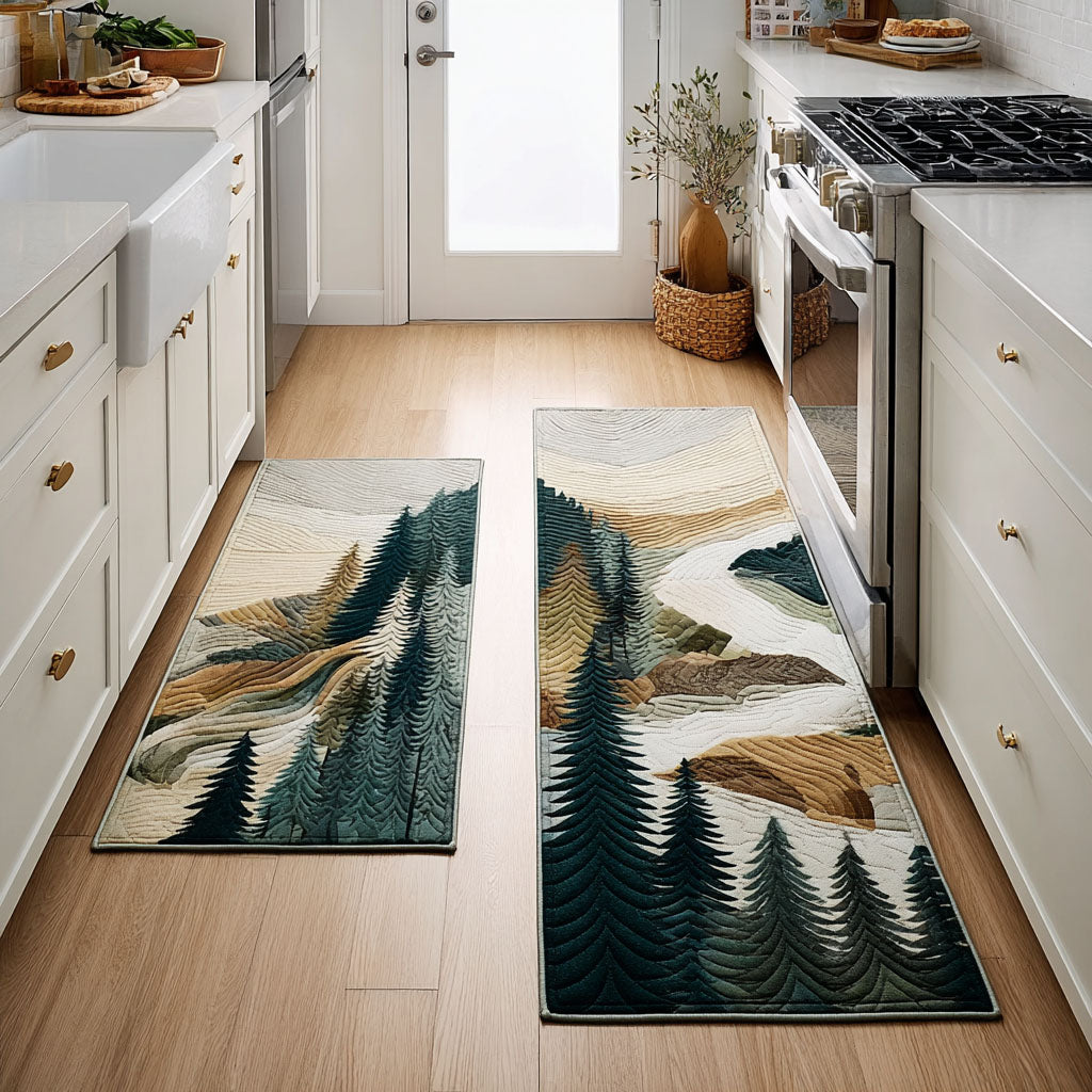 Delphine - Tapis de cuisine Crête Boisée
