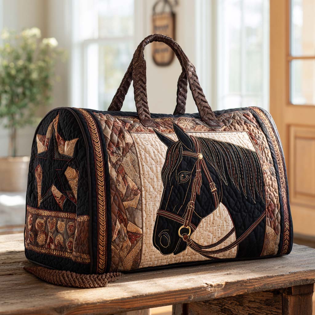 Sac de Voyage Matelassé - Cheval Western