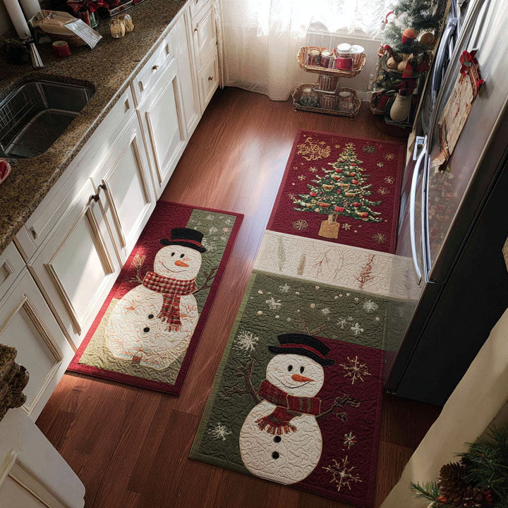 Flavie - Tapis de cuisine Hivernal Classique