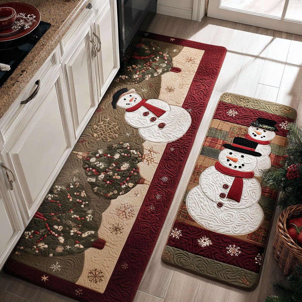 Léa - Tapis de cuisine Hivernal Joyeux
