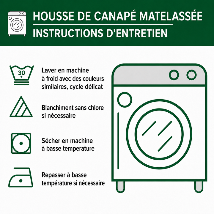 Dimensions housse oversize