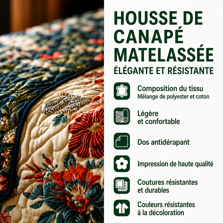 Dimensions housse de canapé